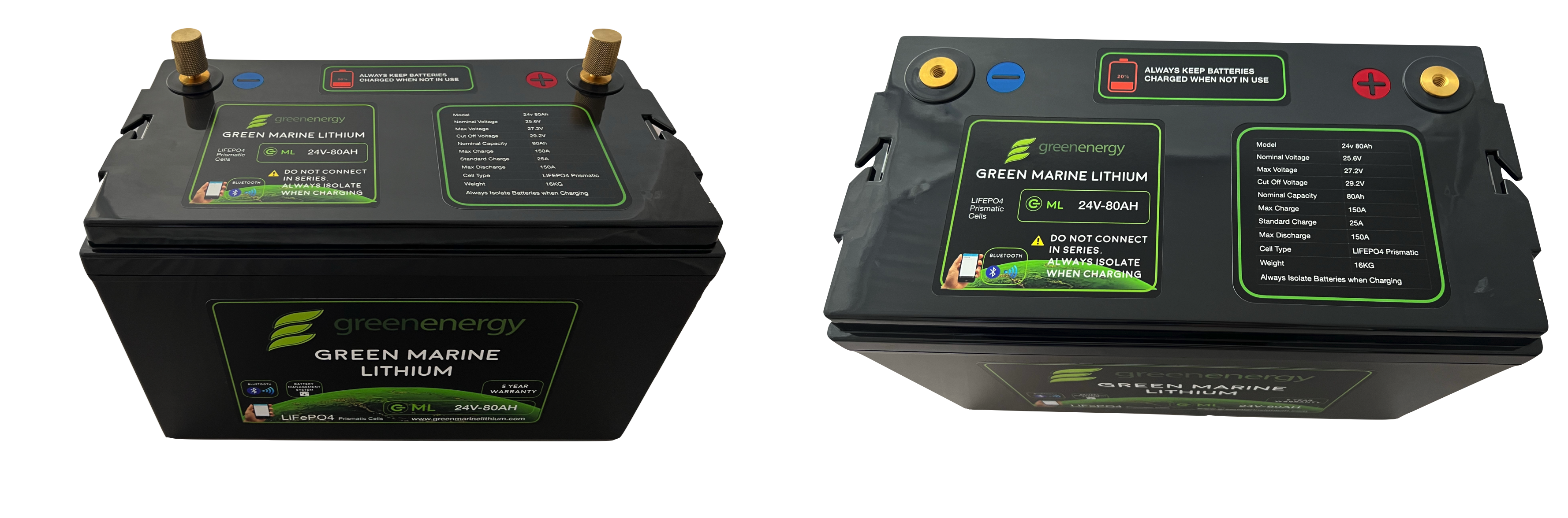 GML 12V 80AH Lithium Deep Cycle Storage Battery