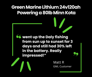 GML 24V 120AH Lithium Deep Cycle Storage Battery