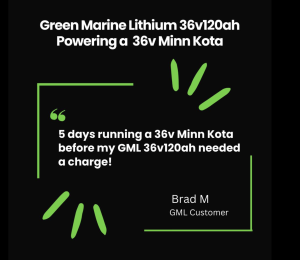 GML 36V 120AH Lithium Deep Cycle Storage Battery
