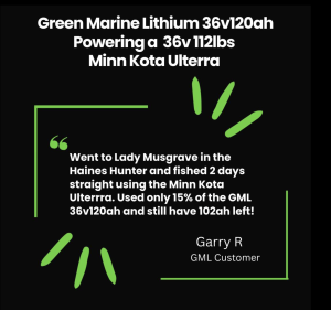 GML 36V 120AH Lithium Deep Cycle Storage Battery