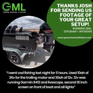 GML 12V 80AH Lithium Deep Cycle Storage Battery